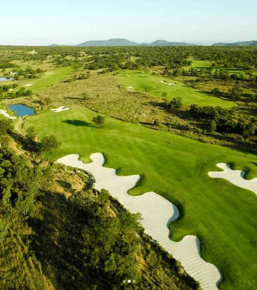 Waterberg landscape surrounding the Zebula golf estate